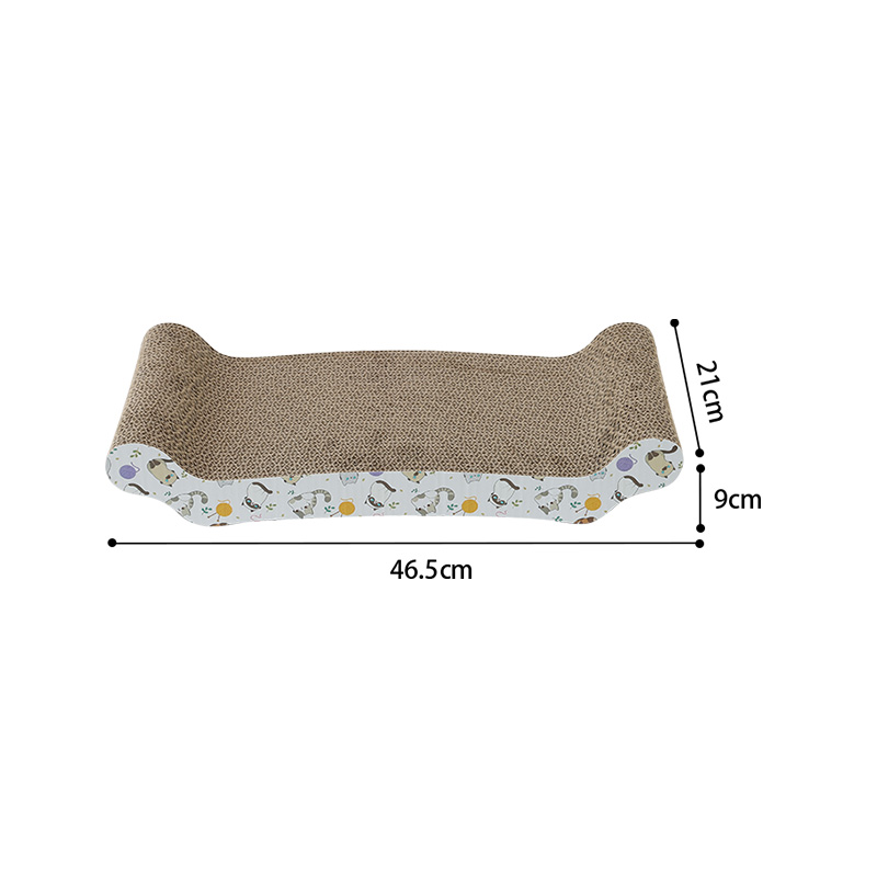 Sofa Bed Type Corrugated Cardboard Cat Scratcher Sofa Bed Type Corrugated Cardboard Cat Scratcher