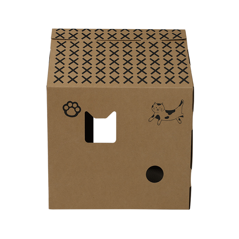 Meow Haven Cardboard Cat House