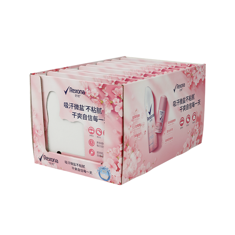 Cardboard Divider Display Stand for Skincare Products