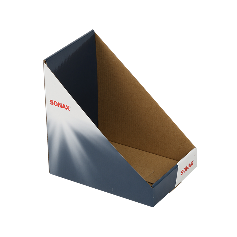 Triangular Cardboard Display Stand