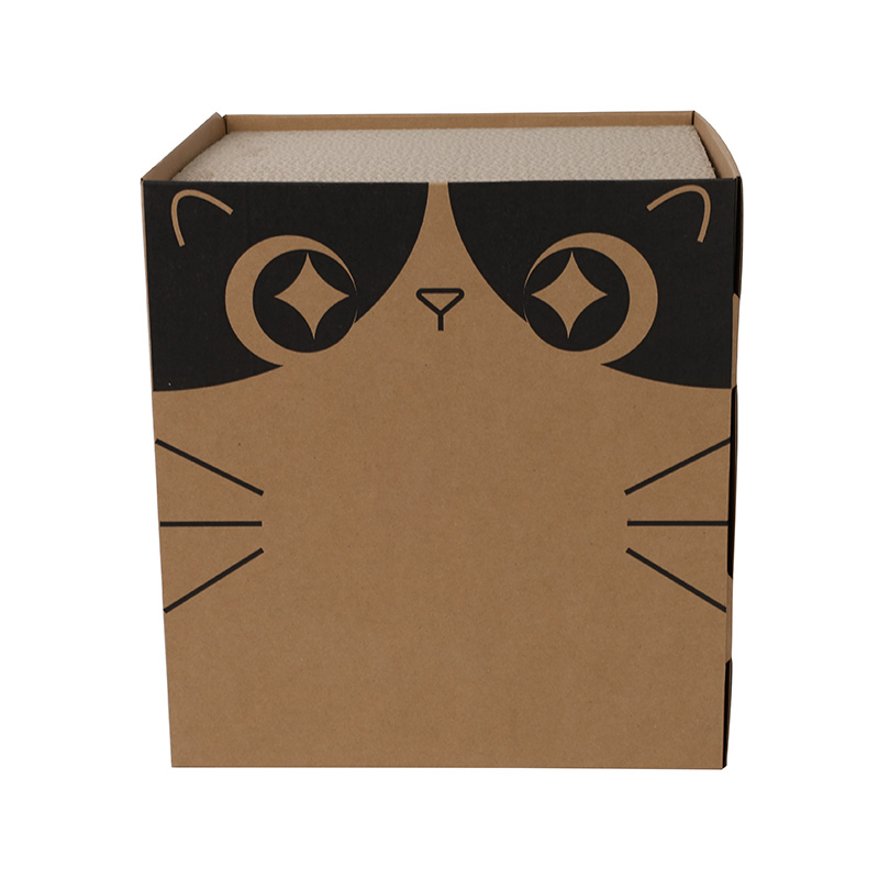 Meow Cube Cat Scratcher House