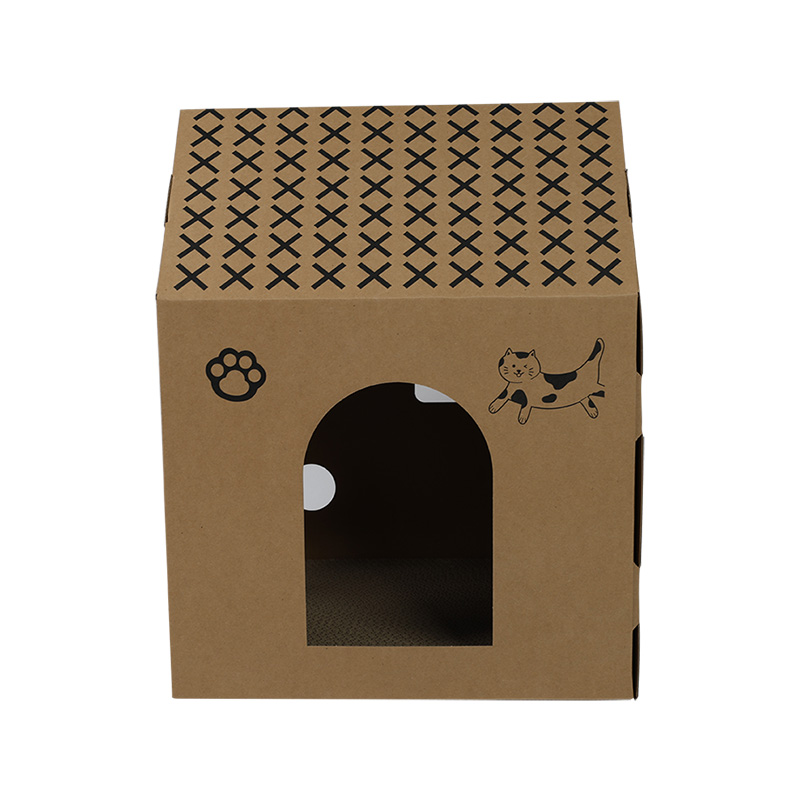 Meow Haven Cardboard Cat House