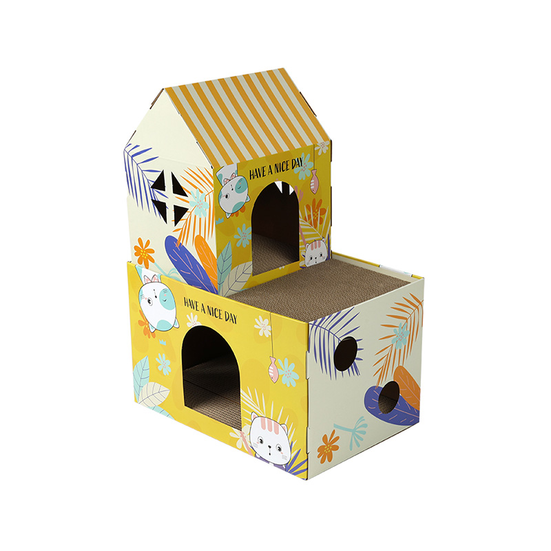 Sunny Purr-fect 2-Story Cat Villa