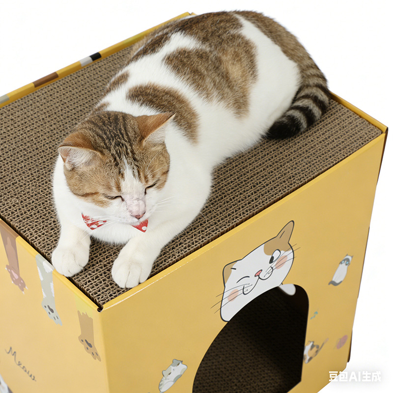 Purr-fect Cube Cat Hideaway