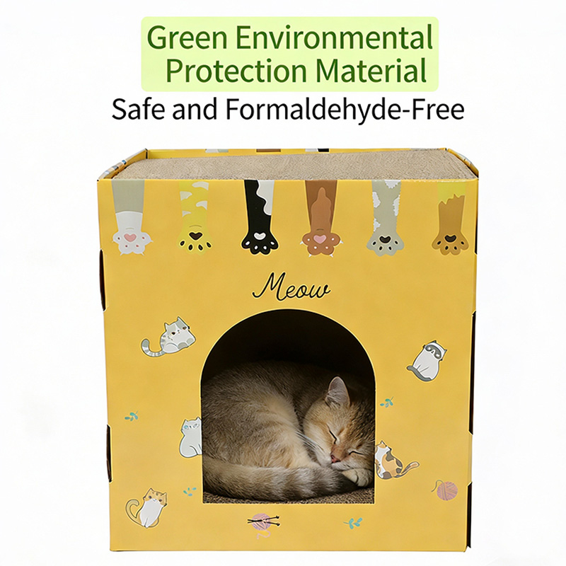 Purr-fect Cube Cat Hideaway