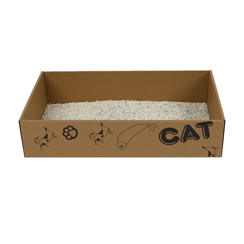 3-in-1 Disposable Cardboard Cat Litter Box