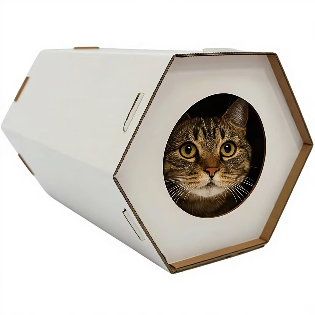 Hexagon Tunnel Cat Hideaway