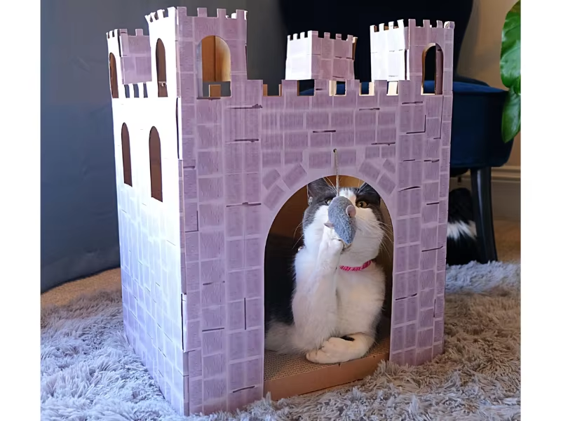 Fairy Tale Stone Castle Cat House