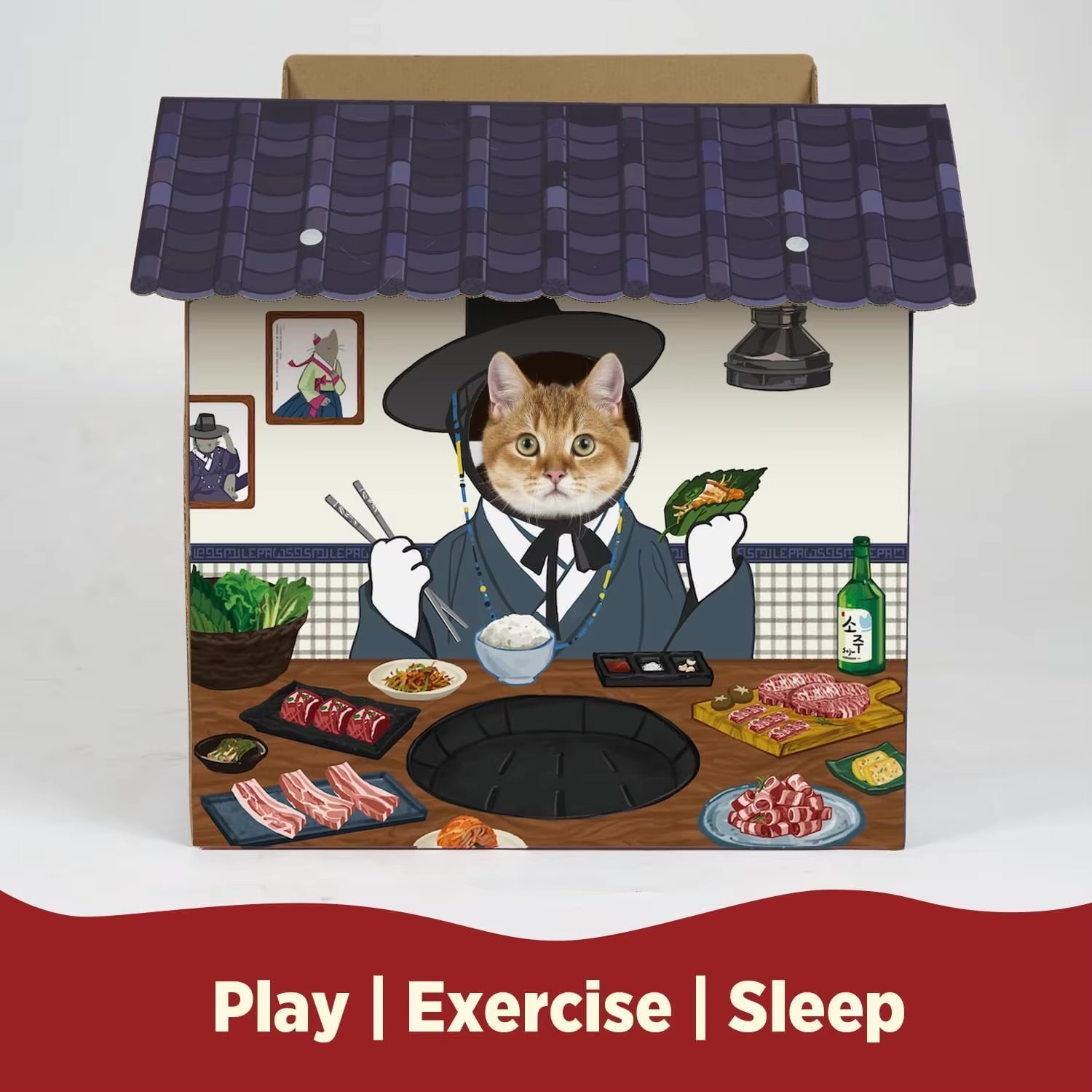 Korean BBQ Shop Cat House Korean BBQ Shop Cat House