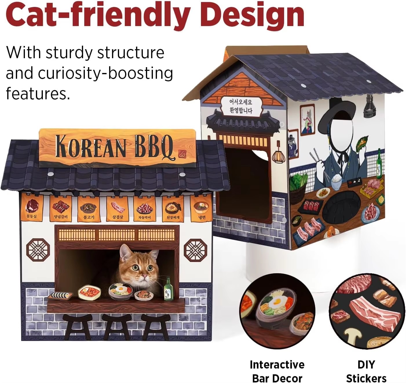 Korean BBQ Shop Cat House Korean BBQ Shop Cat House