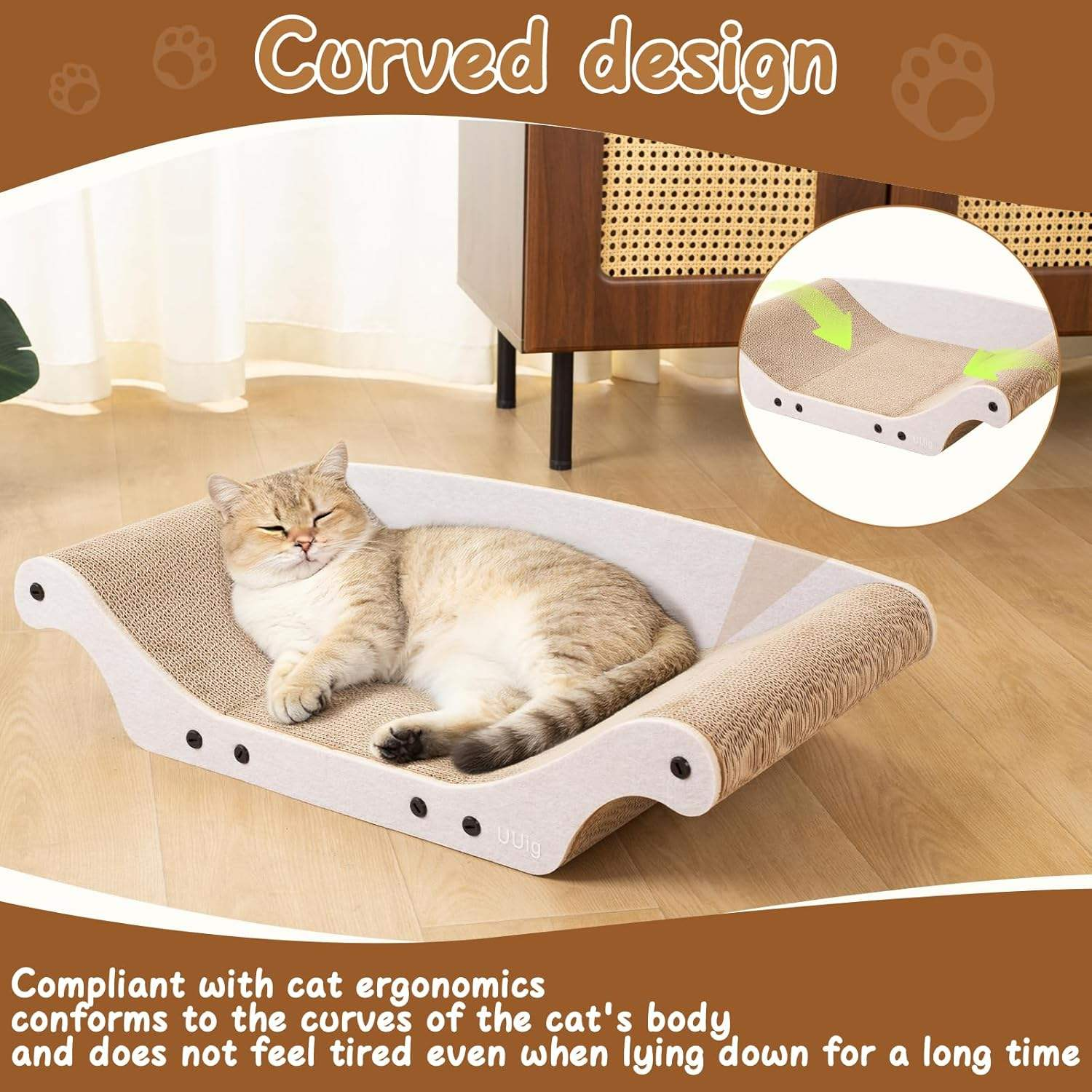 Curved Lounge Cat Scratcher