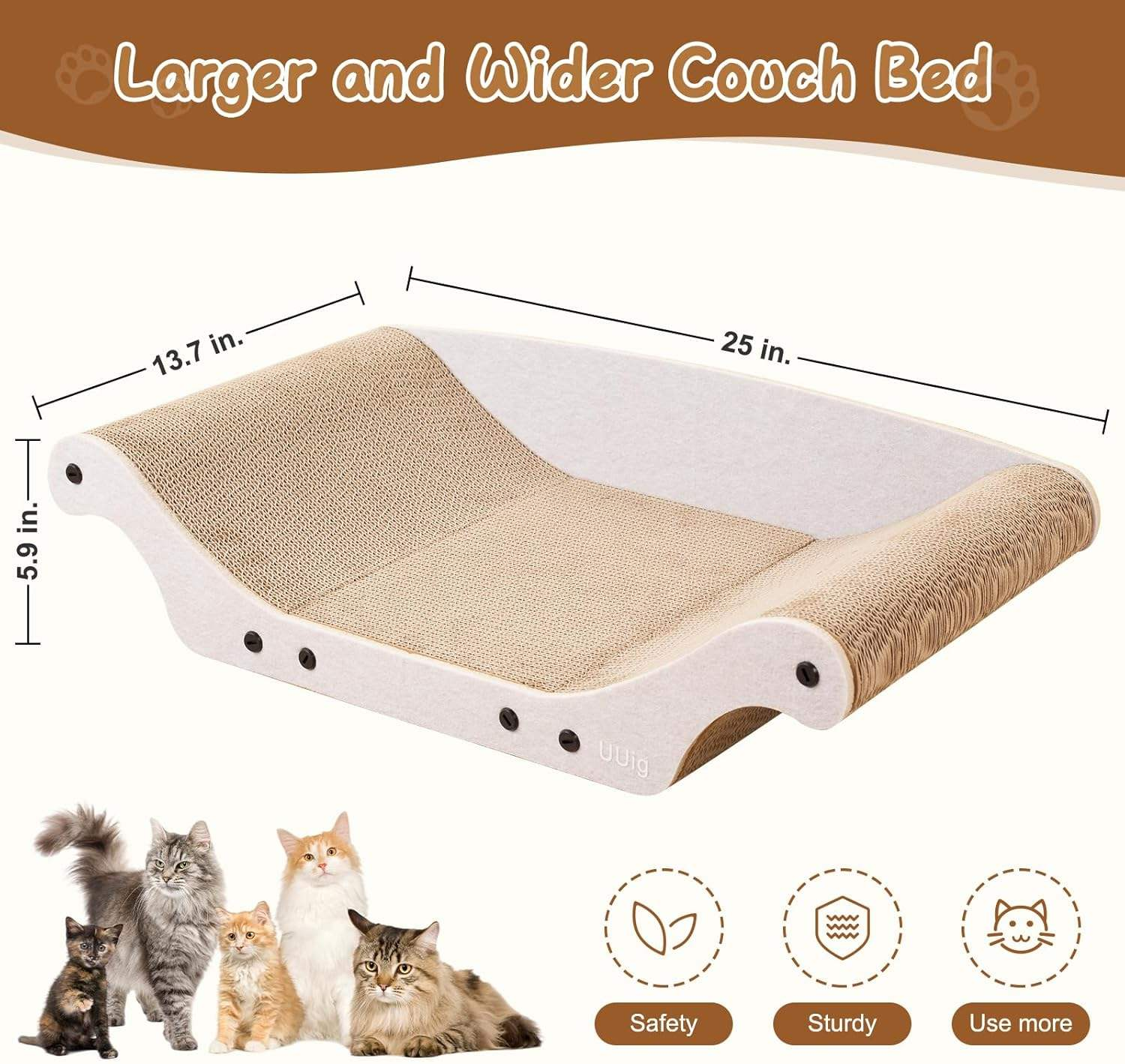Curved Lounge Cat Scratcher