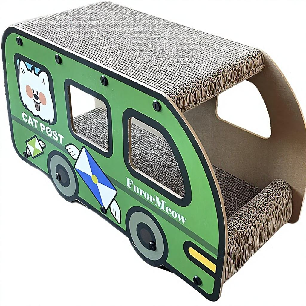 Cat Post Bus Cat Scratcher House