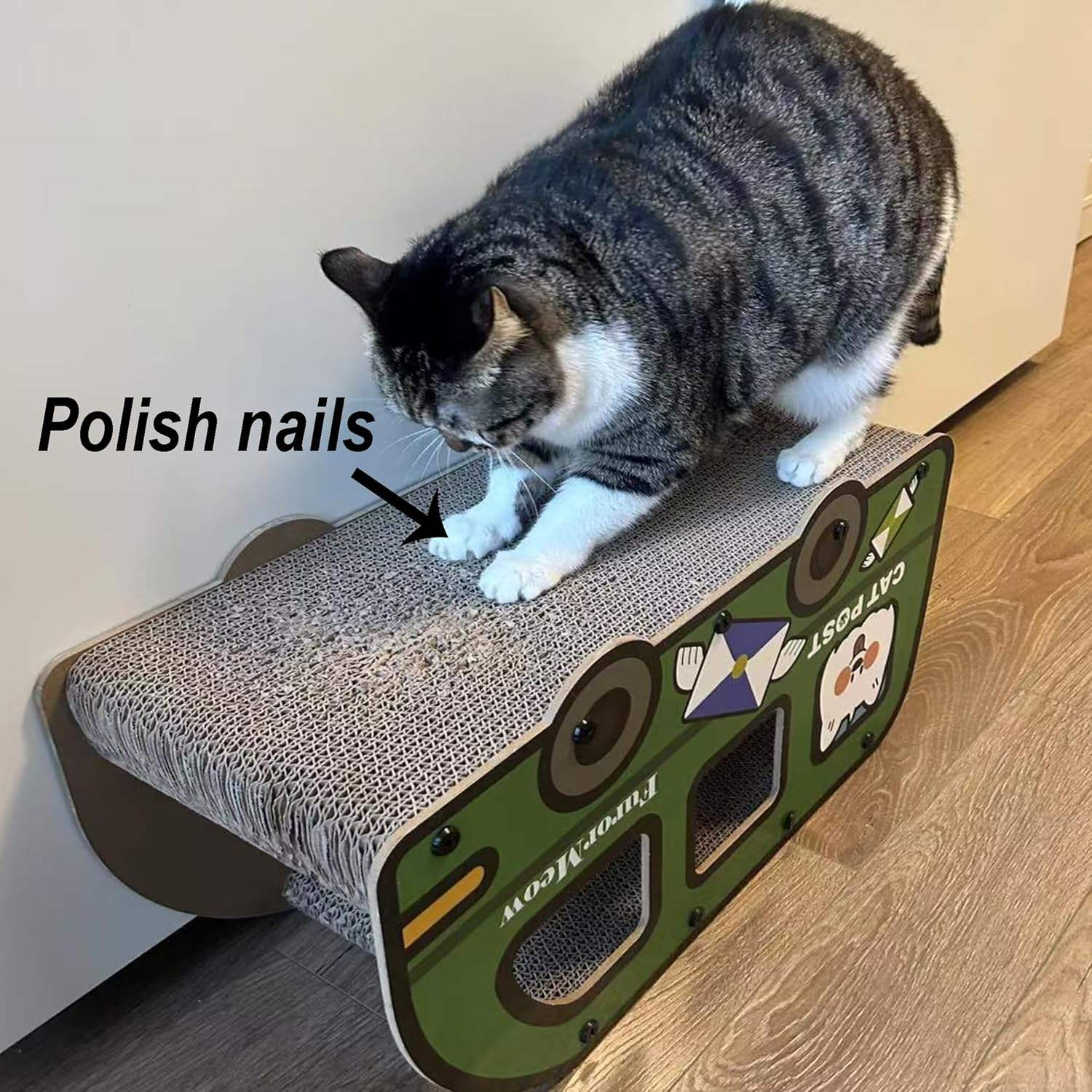 Cat Post Bus Cat Scratcher House