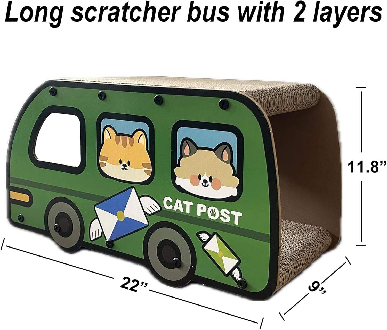 Cat Post Bus Cat Scratcher House