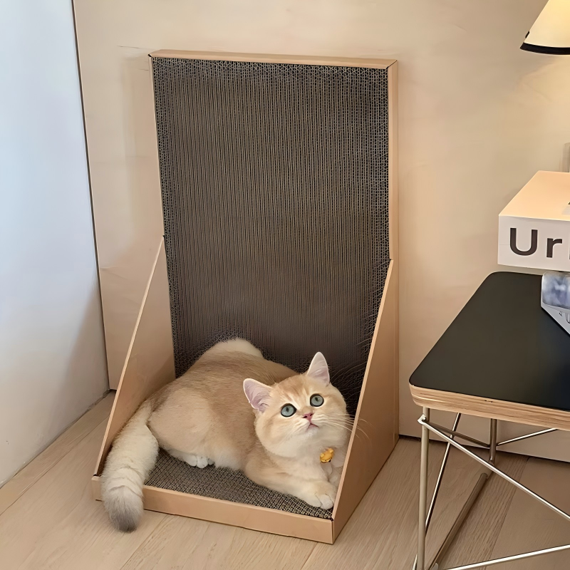 Vertical Flat Cat Scratcher with Base