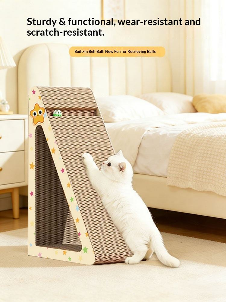 Star Cat Vertical Triangle Cat Scratcher