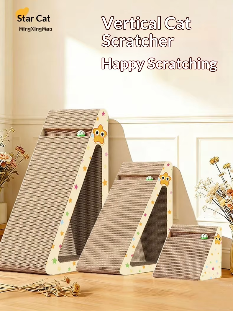 Star Cat Vertical Triangle Cat Scratcher