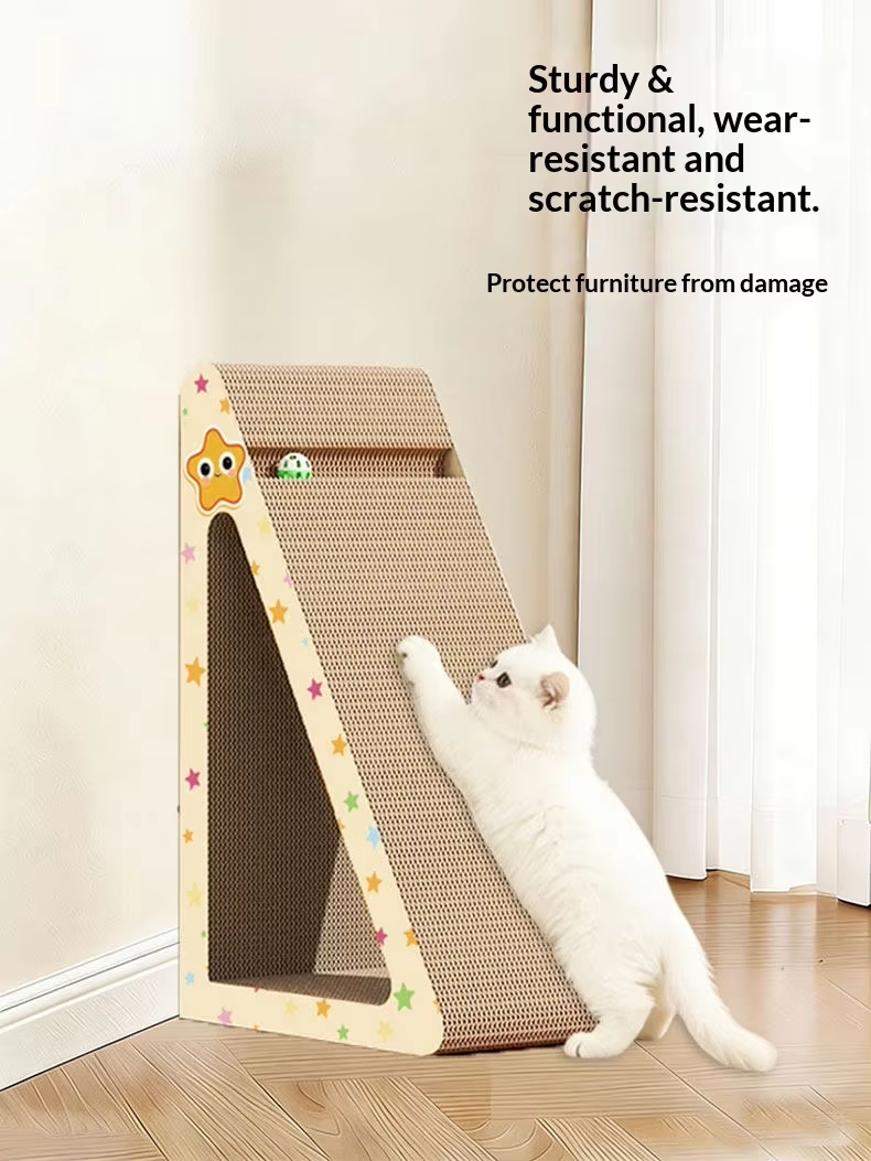 Star Cat Vertical Triangle Cat Scratcher