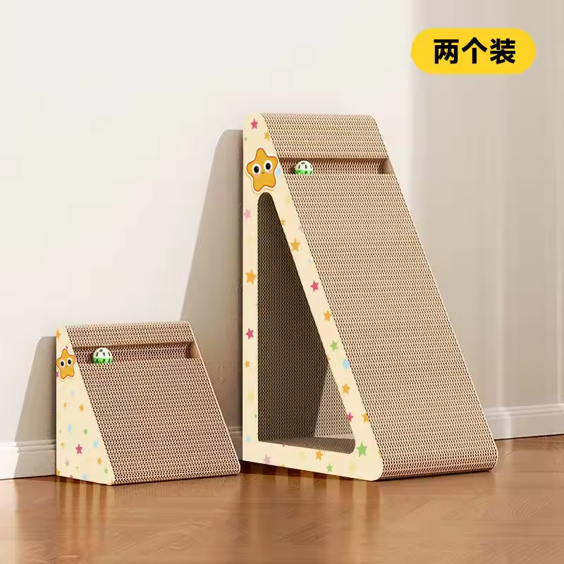 Star Cat Vertical Triangle Cat Scratcher